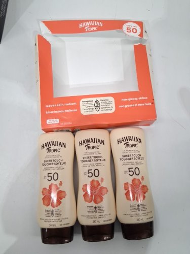 3pk HAWAIIAN TROPIC SHEER TOUCH ULTRA RADIANCE OIL FREE SUNSCREEN - SPF50 - 240ML/each image 2