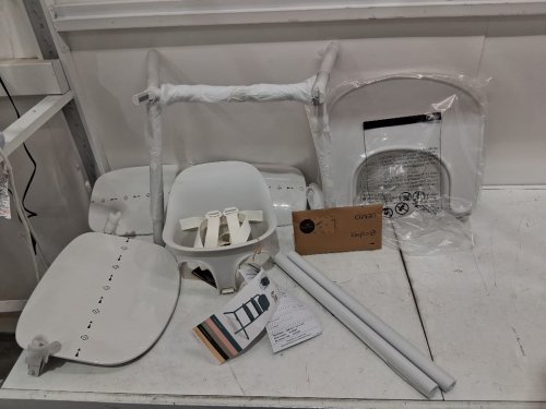 CYBEX GOLD LEMO 3-IN-1 CONVERTIBLE HIGH CHAIR - UP TO 209LBS - all white (MODEL: 521004827) image 2