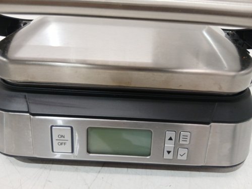 Cuisinart Contact Griddler LCD DISPLAY WITH SEAR FUNCTION & Smoke-Less Mode - 1500w - SILVER (MODEL: GR-6SC) image 8