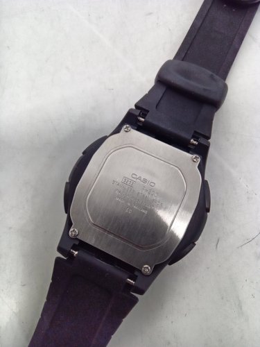MENS CASIO quartz casual digital watch - 40mm - black strap  (model: F200W-1A) image 4