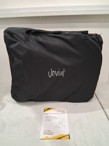 PYLE JOVIAL PORTABLE FOLDING BABY STROLLER - BLACK (MODEL: JPC20BK) image 3