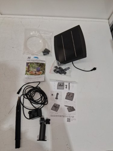 PONDIA Solar Bird Bath Fountain Pump - BLACK image 3