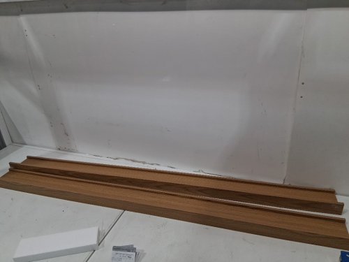 2pk Heimlove  Floating bathroom Shelves for Wall - 56" - natural oak image 5