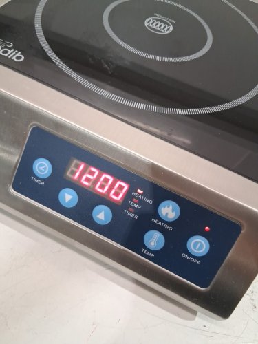 Eurodib CI1800 Induction Cooker Cooktop  - 1800W 120V - Silver (Model: Ci1800 / 1123839) image 5