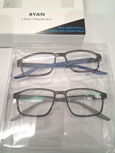 2PK Innovative Eyewear Ryan Reading Glasses - +1.75 - BLACK/NAVY/GREY (MODEL:8854150) image 4