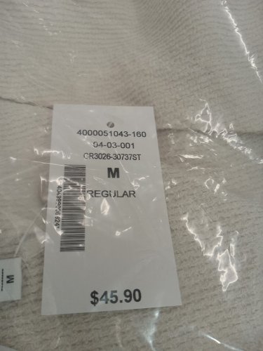Women's Cleo Tabbed 3/4 sleeve Cardigan - Medium - White (style: CR3026-30737ST) image 2