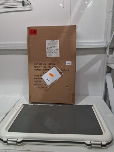 Amazon Basics Dog Training Pad Holder 28" x 34" - grey/white (Model: TFPT-L) image 2