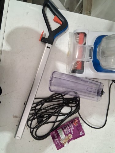 HOOVER corded POWERDASH PET COMPACT lightweight CARPET CLEANER - WHITE/BLUE (MODEL: FH50705vcd) image 3