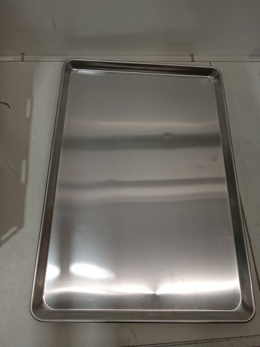SAGETRA professional aluminum bun bake pan - 18" x 26" - silver (model: 1078784) image 2