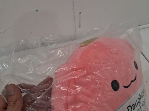 ZENLIV Axolotl Plush with I Love You Message - 12", emotional support stuffed animal - pink image 3