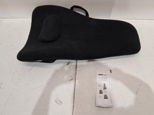 OBUSFORME HIGHBACK BACKREST SUPPORT WITH LUMBAR SUPPORT & CHAIR STRAPS - 18" x 7" x 31" - BLACK (MODEL: HB-BLK-CBc) image 3