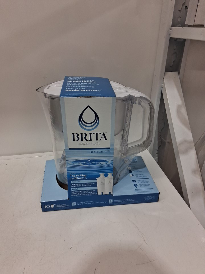 Brita Champlain Large 10-cup Pitcher with 2 Filters - white (model: 1652023) image 2