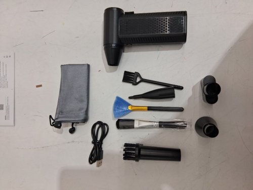 FourQ electric air duster with accessories - 130000rpm - black (model: f4) image 3