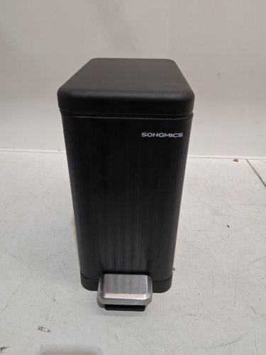 SONGMICS Bathroom pedal Trash Can with lid - 10L - ink black (model: ltb562b01) image 3