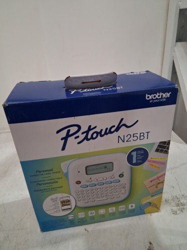 Brother P-touch Personal Connected Label Maker - Blue/White - (Model: N25BT) image 2