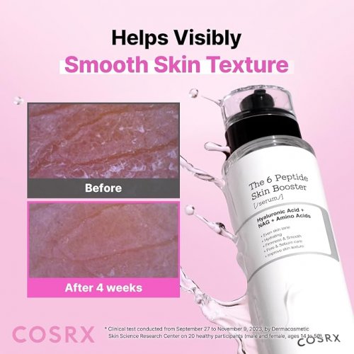 COSRX THE 6 PETIDE SKIN BOOSTER serum with Hyaluronic acid + NAG + Amino acids - 150ml image 6
