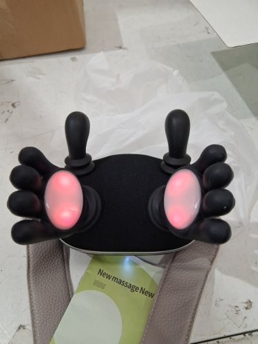 Generic Portable rechargeable Shoulder And Neck Massager with heat - Black image 3