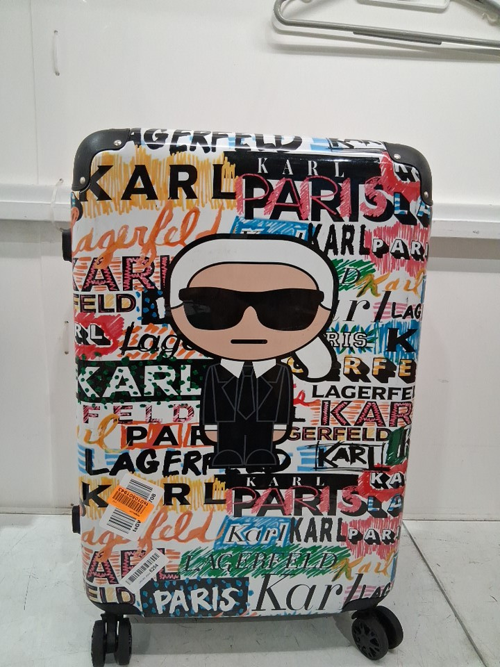 Karl Lagerfeld Paris Karl & Kat Ladies' Straight Suitcase - 25" - multicolor(model:KF418LO1-MUL-MED) image 3