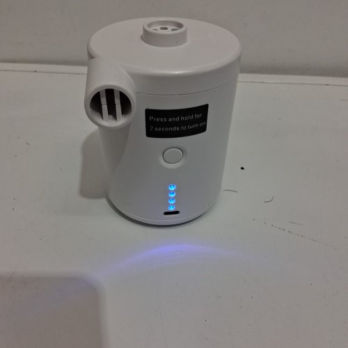TECHSHARE rechargeable portable air pump - WHITE (model: LQ-168) image 4