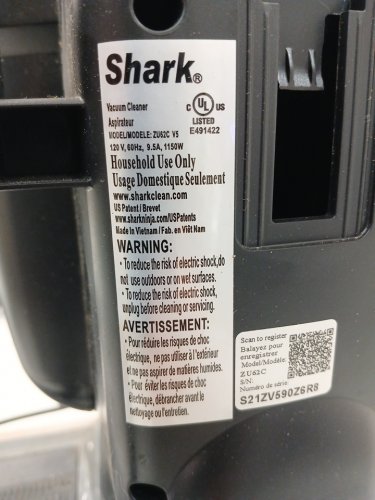 Shark Navigator Self-Cleaning Brushroll Pet Upright Vacuum - grey (model: ZU62C) image 7