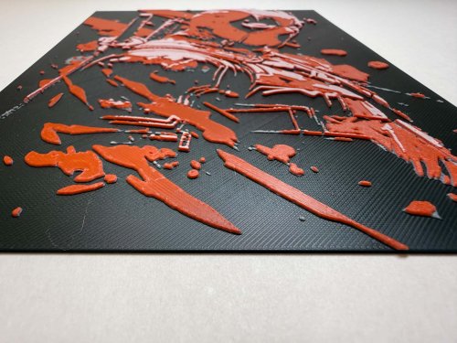 9"x6" 3D Printed - Deadpool - Marvel - Textured Photo image 2