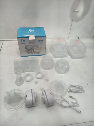 2PK BELLABABY WEARABLE HANDS FREE TOUCH CONTROL ELECTRIC BREAST PUMP - 6OZ - 24MM FLANGE - WHITE (MODEL: BLA8035) image 2