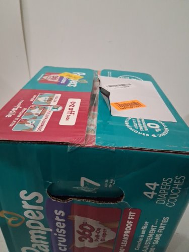 44pk Pampers Cruisers 360° Stretchy Waistband disposable baby diapers - size 7 (41lbs +) image 3