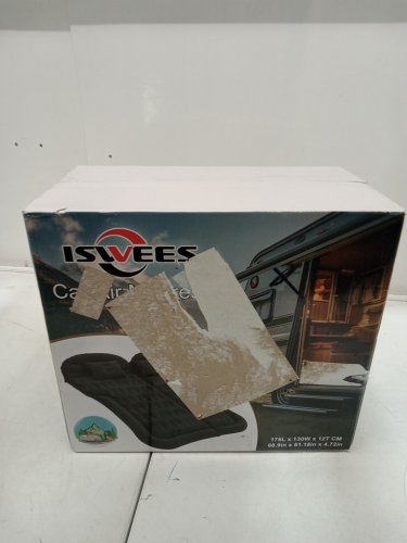 ISWEES CAR/CAMPING AIR MATTRESS WITH PILLOWS Footrests AND PUMP - 68" x 51.1" x 4.7"- BlUE image 2