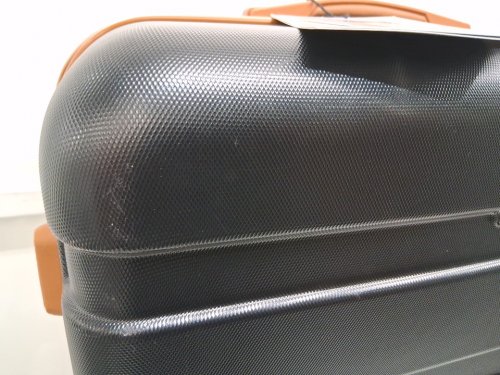 Coolife Hardshell TSA Lock Spinner Carry-on Luggage - 28" - Black/Apricot (Model: luggage1697abs) image 5