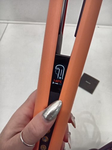 dyson airstrait wet to dry hair straightener - LIMITED EDITION APRICOT/ TOPAZ  (model: ht01) image 8
