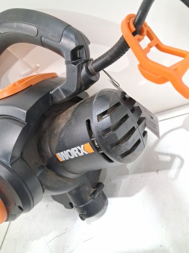 WORX TRIVAC 3-IN-1 Corded Electric LEAF BLOWER/MULCHER/VACUUM - 12AMP - 600cfm - ORANGE/BLACK (MODEL: WG512) image 6
