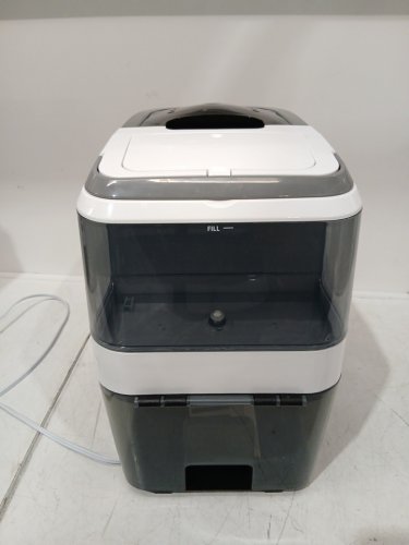 BabyBrezza Bottle Washer Pro 3-in-1 washer/sterilizer/dryer - holds 4 bottles - black/white (model: BRZ0103) image 9