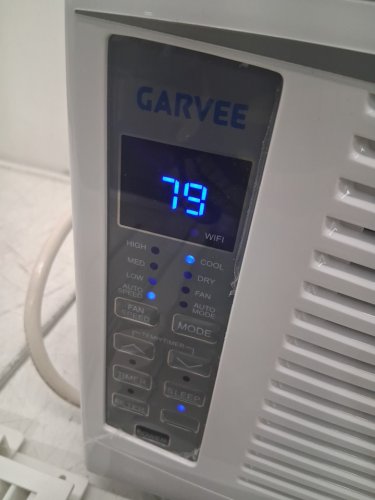 garvee window air conditioner with remote control - 6000btu - white (model:twc-06crd1/l1ui) image 4