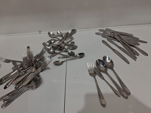 55PC MIKASA CUTLERY SET - STAINLESS STEEL (MODEL: 1008085) image 3