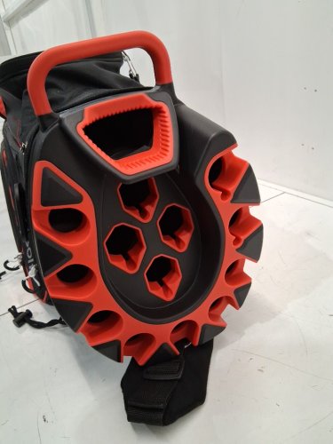 costway Molded Lock Top Golf Cart Bag with 14-Way Full Length Dividers and 11 Pockets - 35" - red (model: sp38456re) image 6