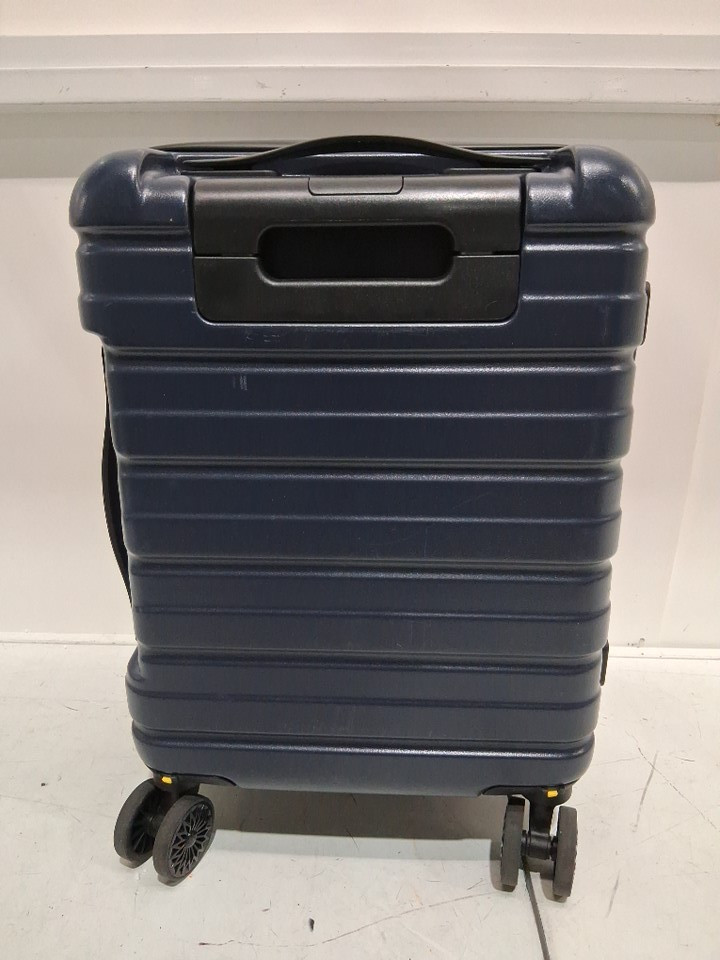 lekesky hard shell rolling carry-on luggage - 16" - blue/black image 4