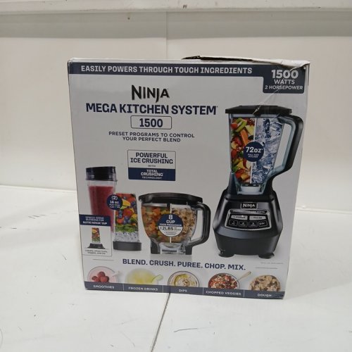 NINJA MEGA KITCHEN SYSTEM BLENDER/FOOD PROCESSOR WITH 1500W AUTO-IQ BASE (MODEL: BL770) image 2