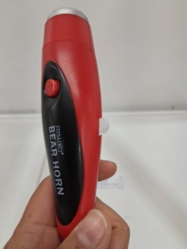 JIUSAIRUI Electronic Bear Horn for Safety - red image 3
