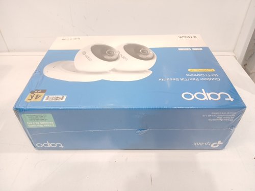 2PK Tapo TP-Link Outdoor WiFi Surveillance Camera with Pan and Tilt - 4K - White image 3
