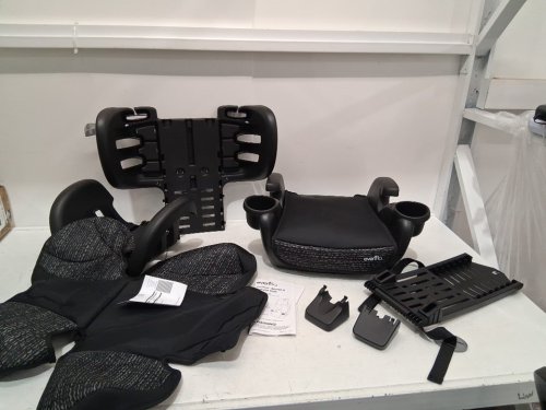 EVENFLO GOTIME SPORT/lx HIGH BACK BOOSTER SEAT - Black/grey (MODEL: 35012445C) image 3