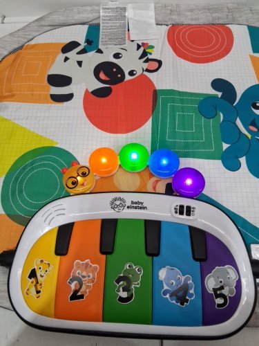 BABY EINSTEIN 4-IN-1 KICKIN' TUNES MUSIC ACTIVITY GYM PLAY MAT - MULTICOLOUR (MODEL: 11749-BBWS) image 4