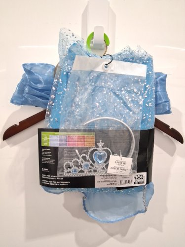 2PC GIRL'S PALAMON CHARMING PRINCESS COSTUME SET - 2T - BLUE image 3