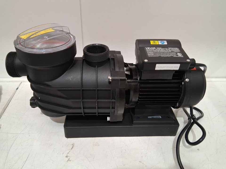 Sand Filter Pump for Above Ground Pools with 6-Way Multi-Port Valve & Strainer Basket - 12", 3000 GPH, 1/2 HP (model: hcp370a-f) image 9