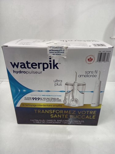Waterpik Ultra Plus & Cordless Enhance Water Flosser Combo Pack - White (Model: 2702338) image 7