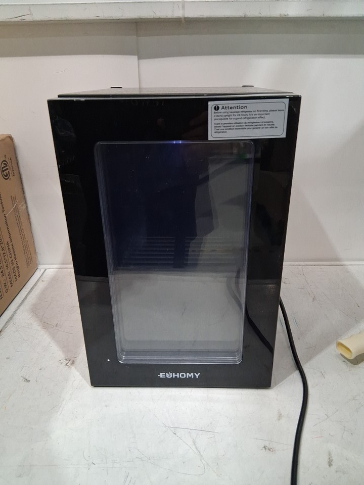 EUHOMY Beverage Refrigerator Cooler with 40°F-61°F Digital Temperature Control- 18L holds 25 cans -black-(model:fwc008-11bl-caeh/‎ WC-6B) image 3