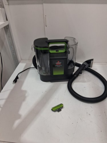 bissell little green pet max portable Deep carpet cleaner - black/green (model: 3860B) image 5