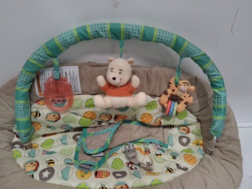 Bright Starts Disney Baby Winnie The Pooh Bouncer - Dots and Hunny Pots - (model:60256) image 4