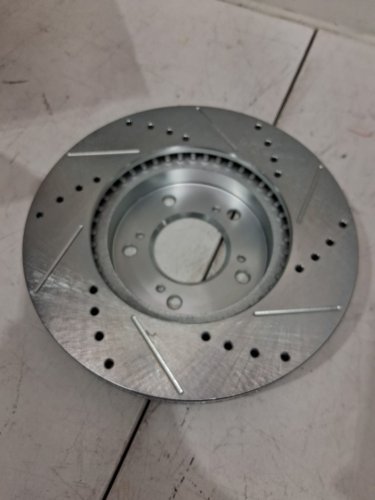 2PC power stop  Cross Drilled and Slotted Performance Brake Rotor - for select makes and models - (model: JBR528XR / JBR528XL) image 8