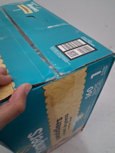 160pk pampers swaddlers best dryness disposable diapers - size 1 (8-14lb) image 3