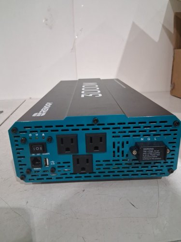 Renogy 3000W Pure Sine Wave Inverter 12V DC to 120V AC Converter for Home, RV, Truck, Off-Grid Solar Power Inverter 12V to 110V with Built-in 5V/2.1A USB Port, AC Hardwire Port, Remote Controller (MODEL:‎ RNG-INVT-3000-12V-P2) image 4